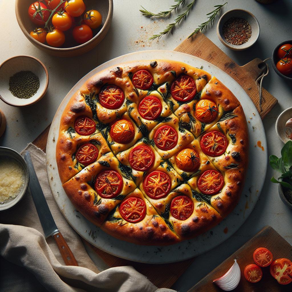 Savor the Flavor: Homemade Roasted Tomato Focaccia Recipe