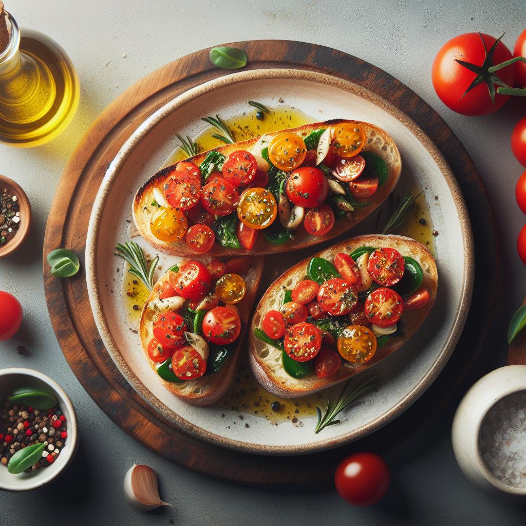 Bright Bites: Crafting Swift Tomato Bruschetta Magic
