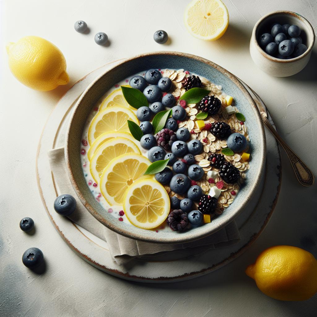Bright Mornings: Refreshing Lemon Blueberry Overnight Oats