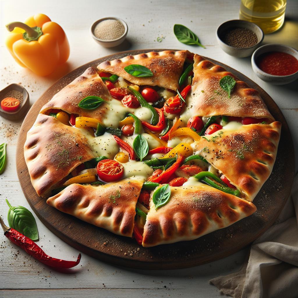 Roasted Vegetable Calzone: A Flavor-Packed Savory Delight