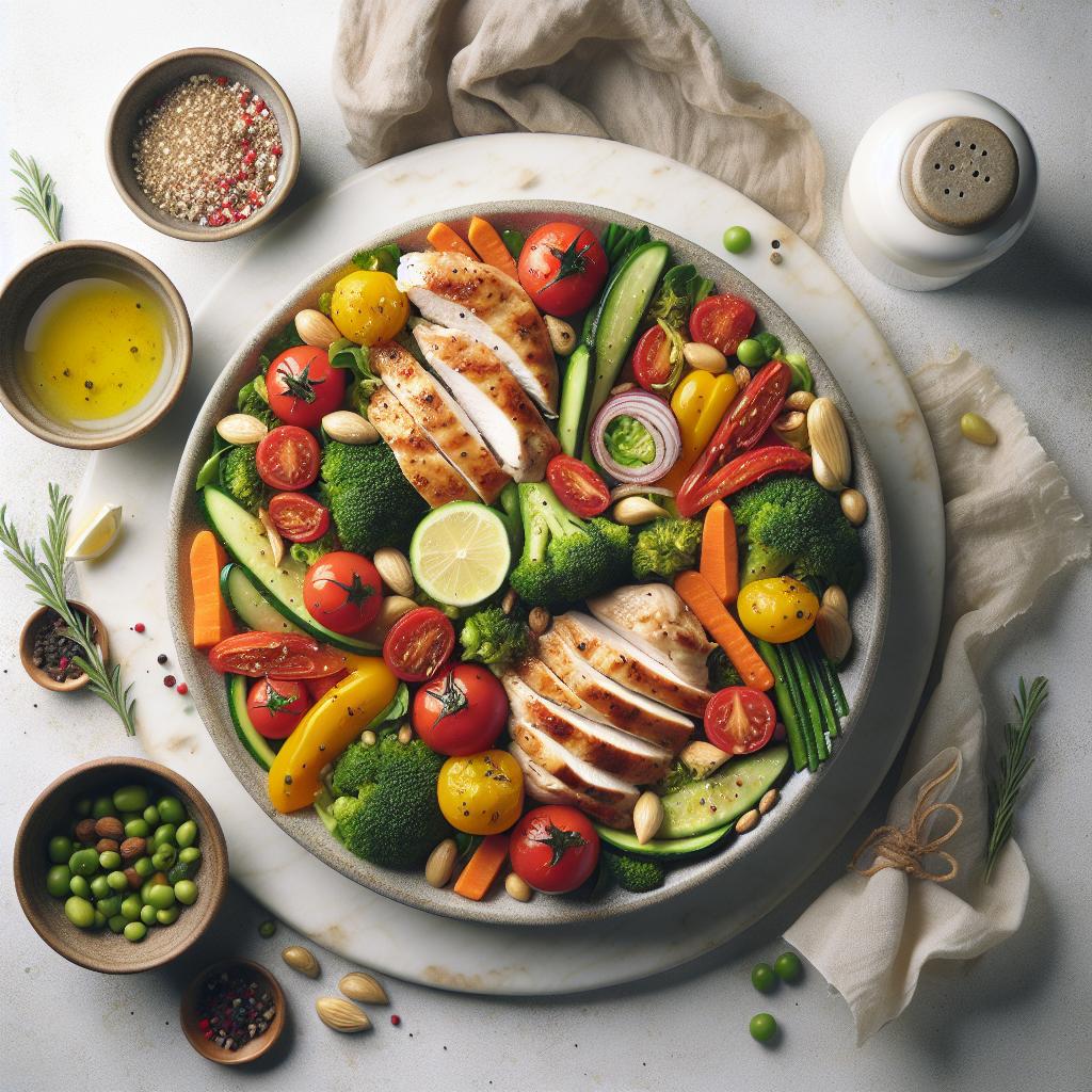 Savor the Perfect Harmony of Chicken and Fresh Veggies