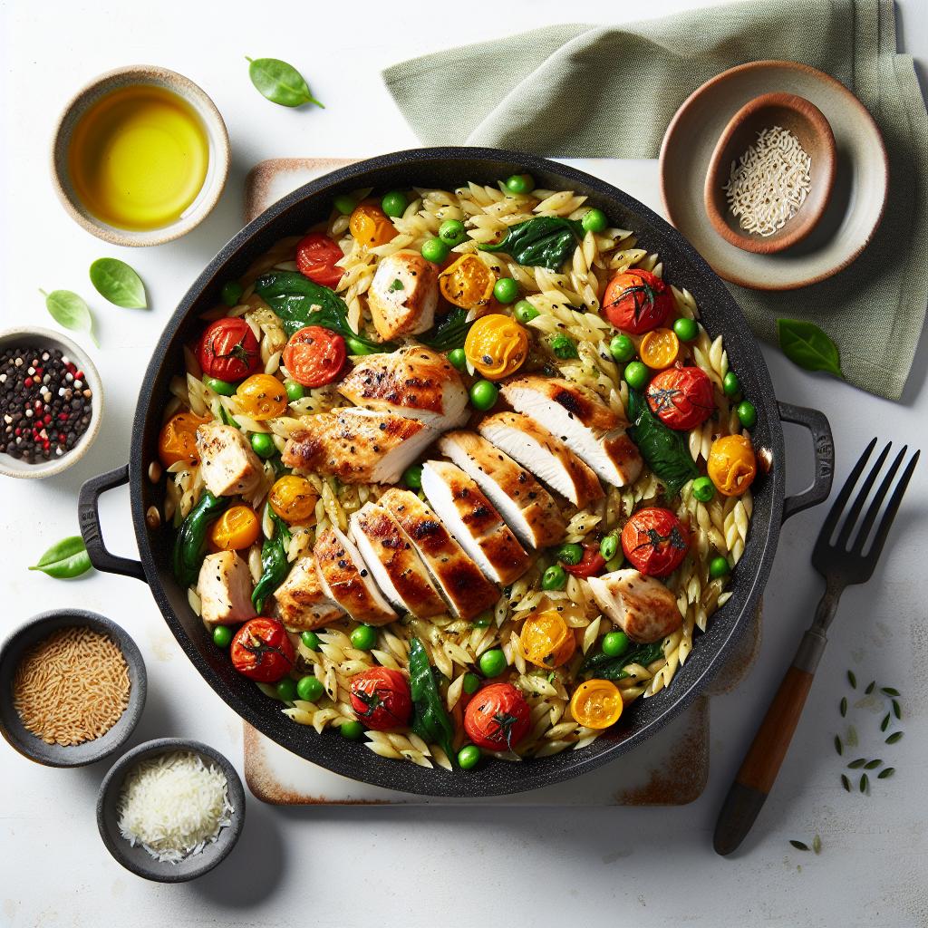 One-Pan Chicken Orzo: A Savory Meal Made Simple