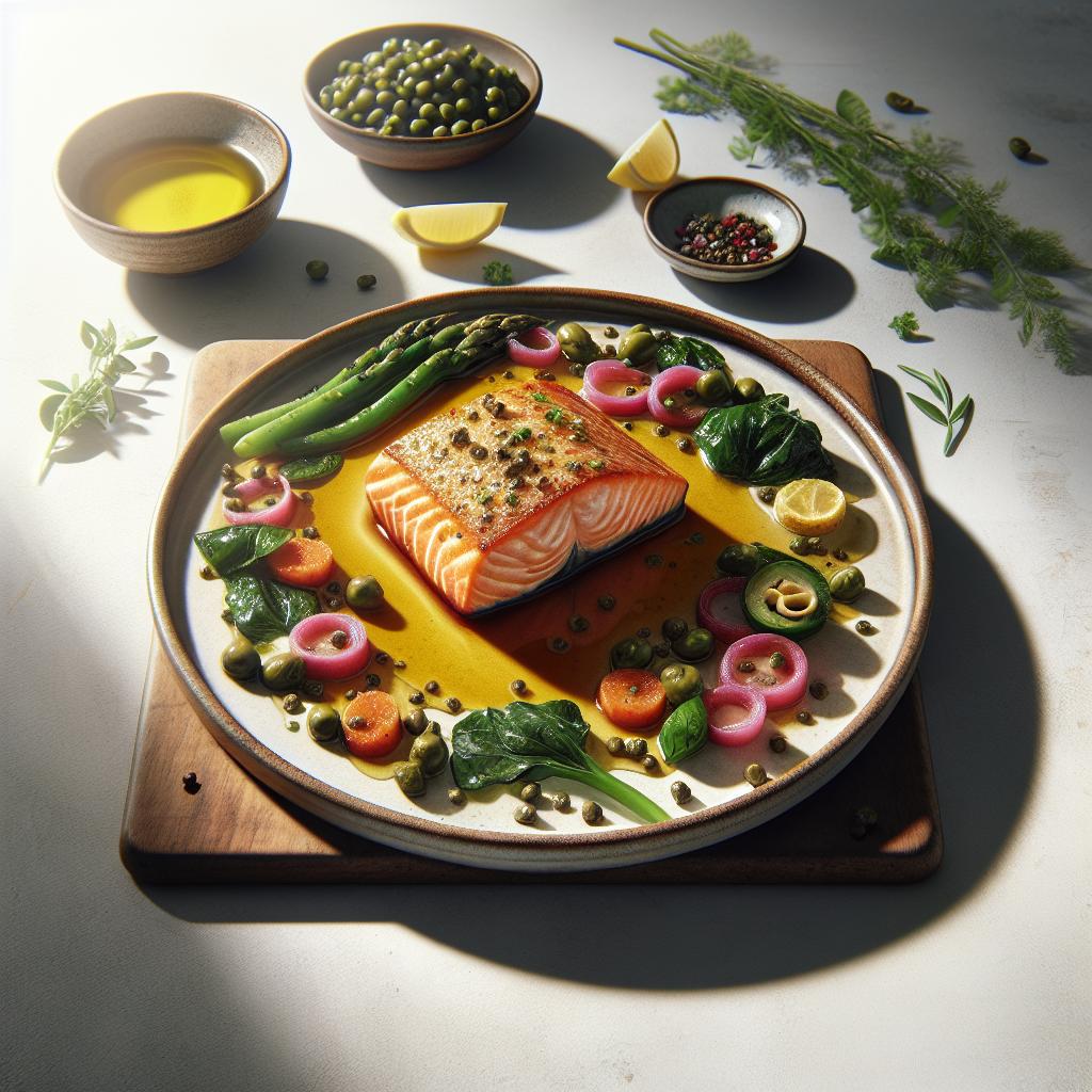 Savory Salmon Caper Butter: A Zesty Twist to Seafood Delight