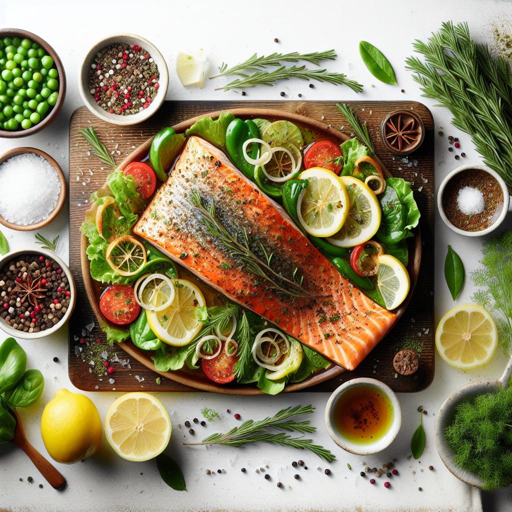 Southern Herb-Infused Baked Salmon: A Flavorful Delight