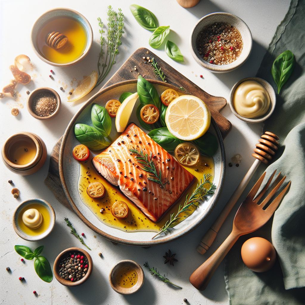 Sweet Meets Savory: Baked Salmon with Honey Mustard Magic
