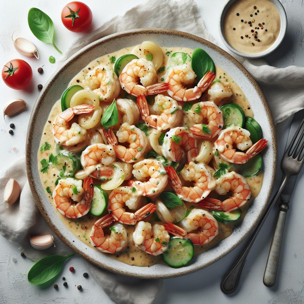 Indulgent Creamy Garlic Shrimp: A Savory Seafood Delight