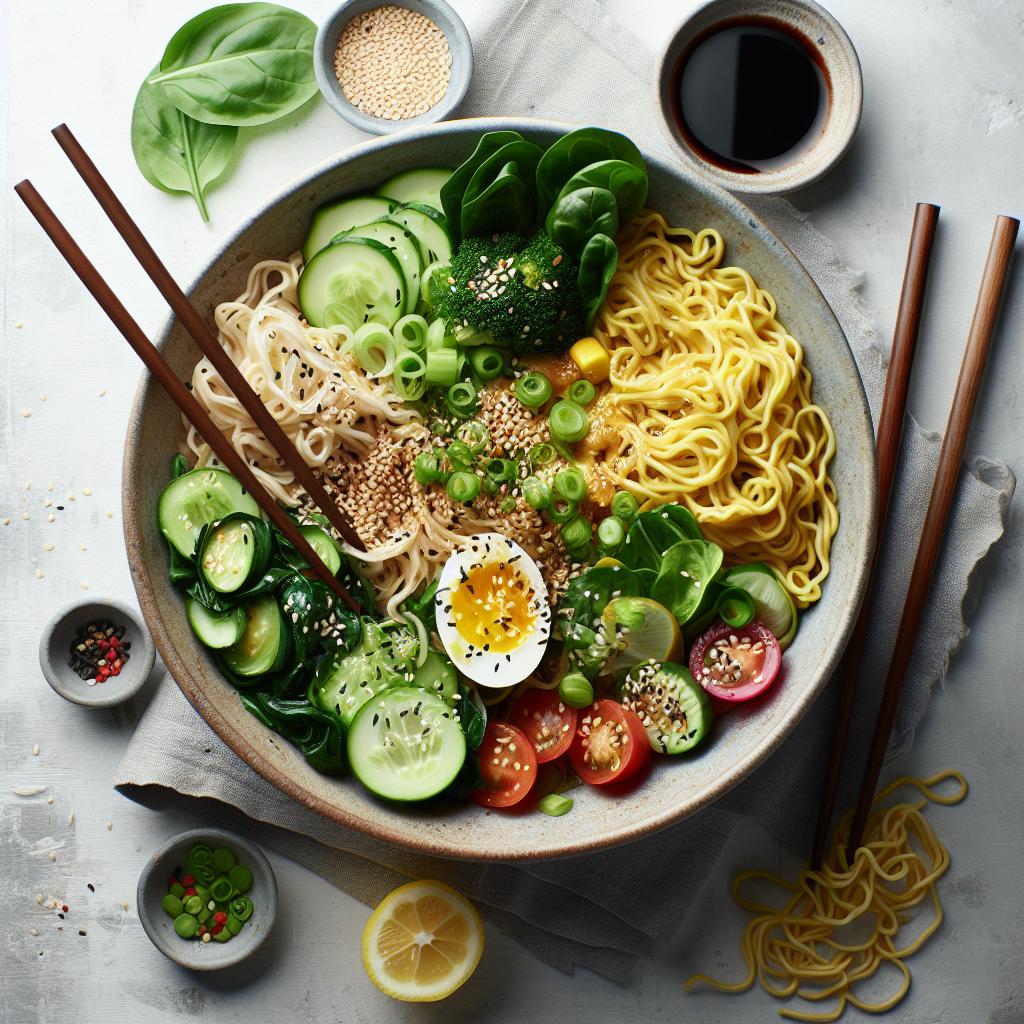 Whip Up a Quick Sesame Noodle Bowl: Easy & Flavorful Meal